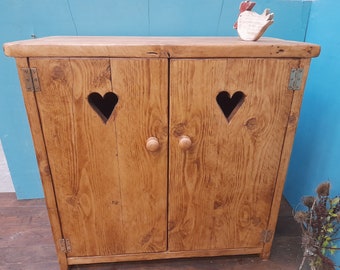 Handmade sideboard kitchen unit storage cupboard cabinet rustic reclaimed wood dresser bathroom washstand