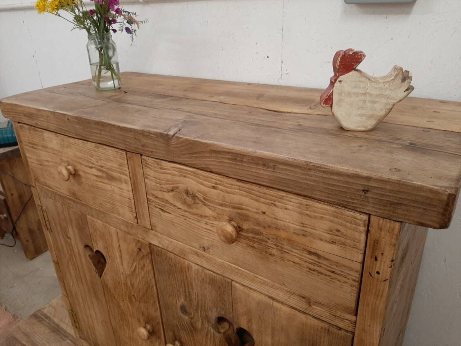 Handmade sideboard washstand kitchen unit storage rustic Etsy