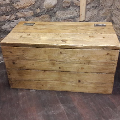 Handmade Blanket Box Trunk Chest Storage Box Reclaimed Wood - Etsy