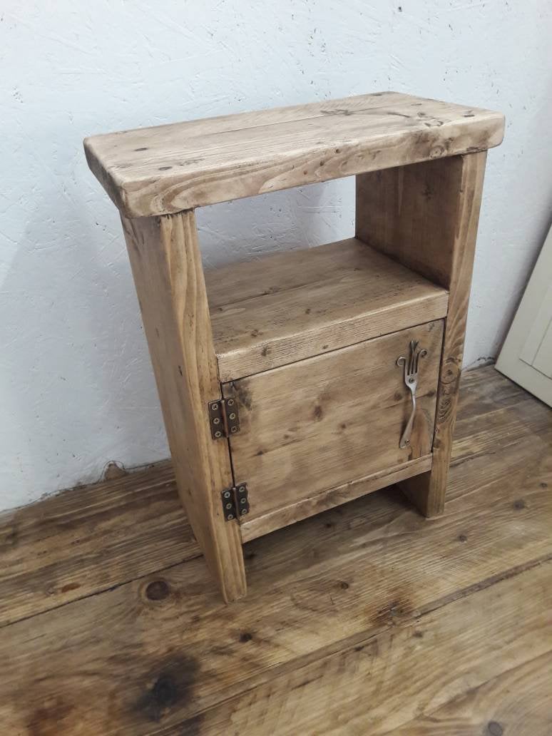 The Craftsmen - Barn Wood Style Bedside Table / End Table - Handmade i –  Urban Billy