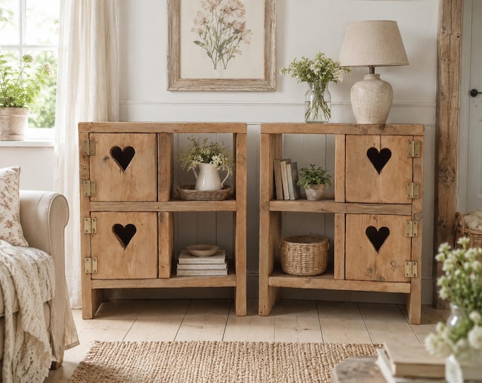 Handmade bedside table console table nightstand vanity unit