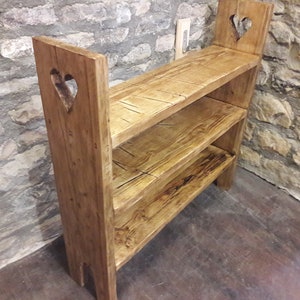 Wooden shoe rack stand hall storage rustic