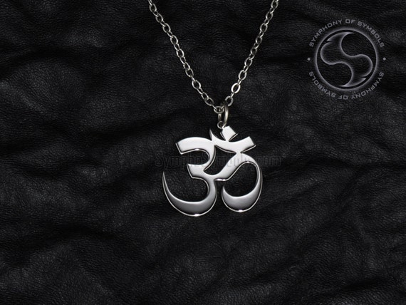 Om Pendant Hinduism Symbol Stainless Steel Jewelry Aum | Etsy