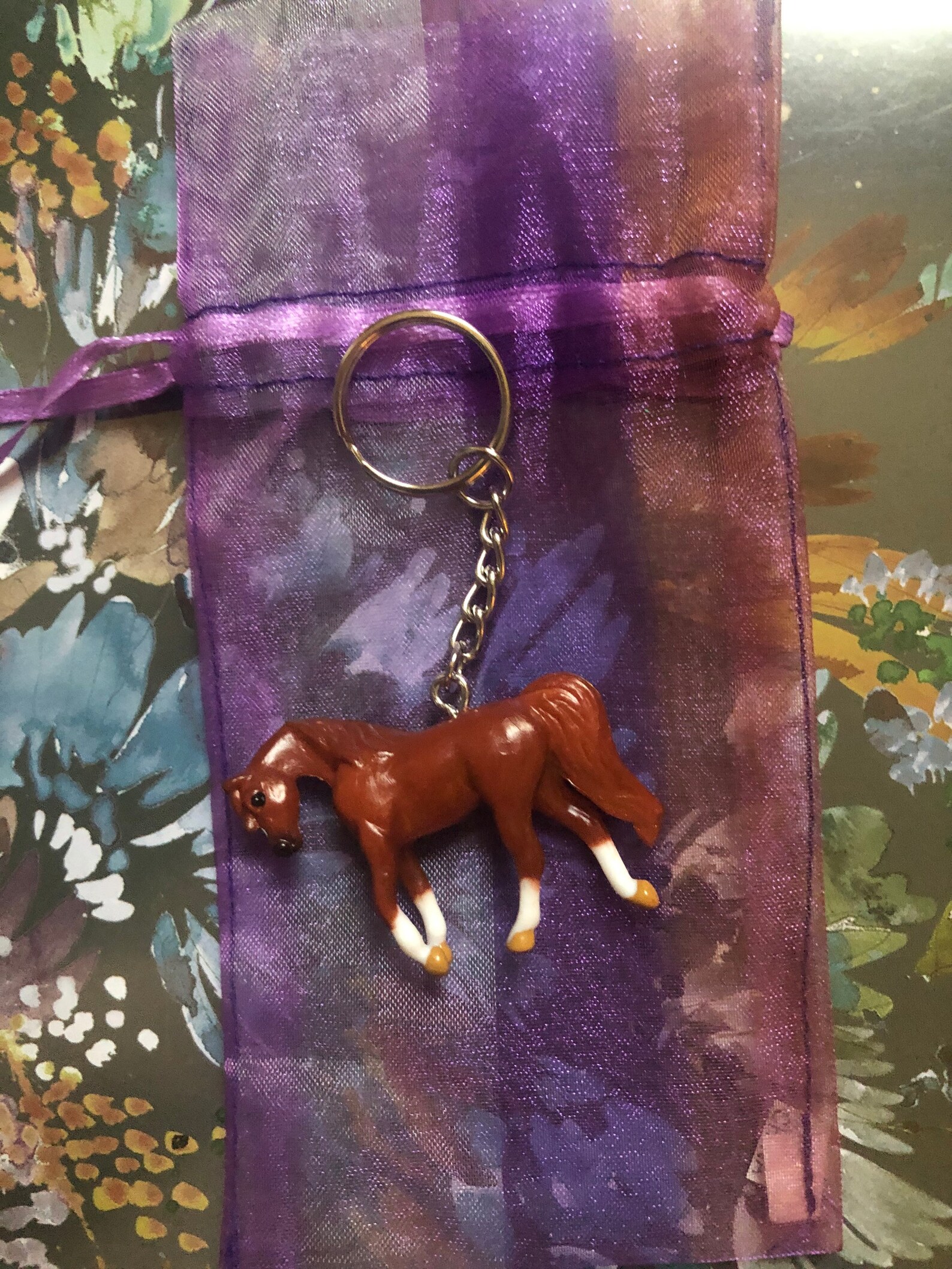 Mini Horse Keychains Etsy