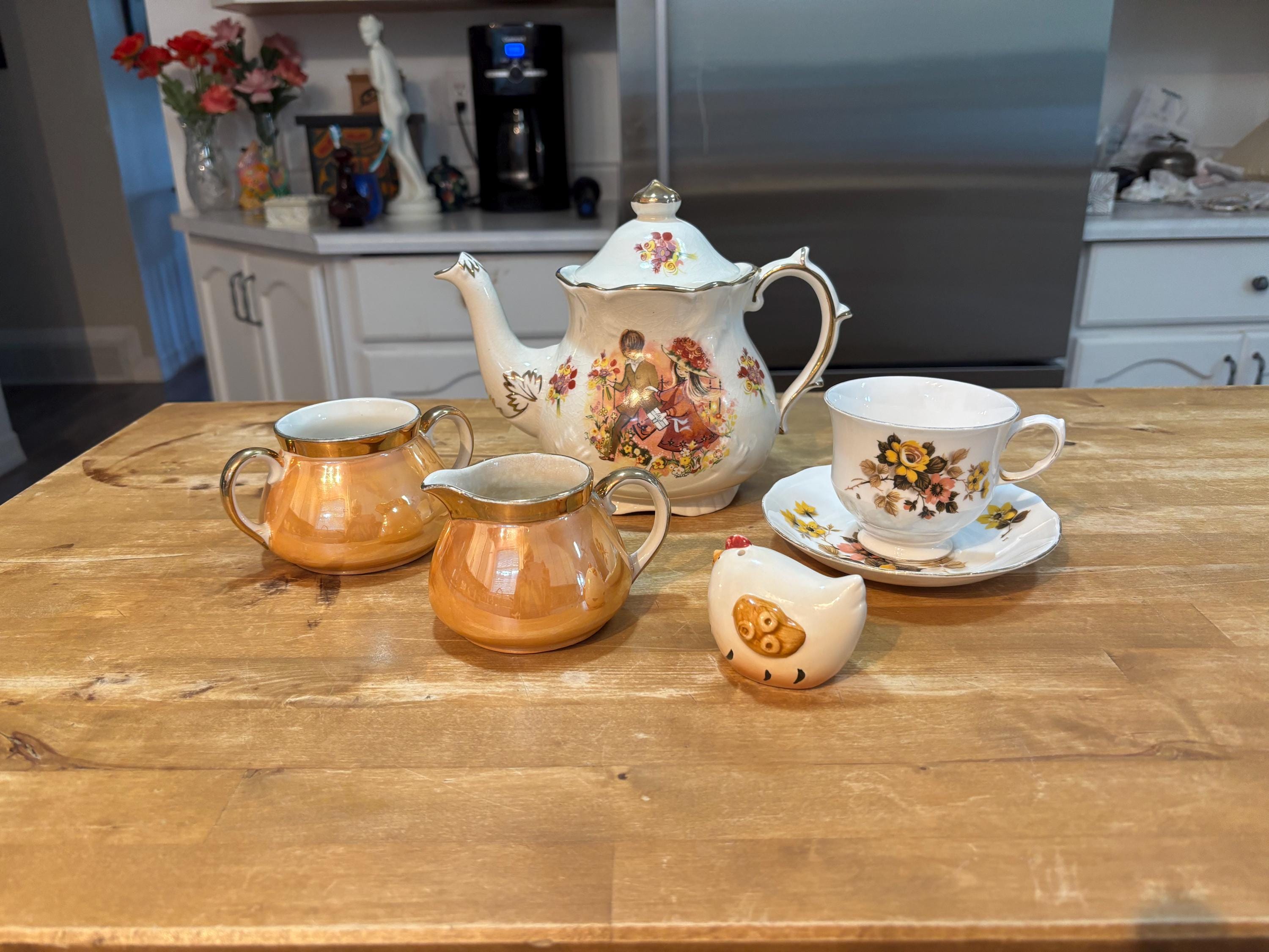【J Gilbert & Son】 エドワーディアン コーヒーセット 3点 Gibson Tea Set - Etsy Canada
