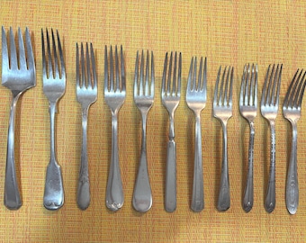 International silverplate カトラリー　7本セット 48pc International Silver Co XII Triple Plate Silverware Dinner
