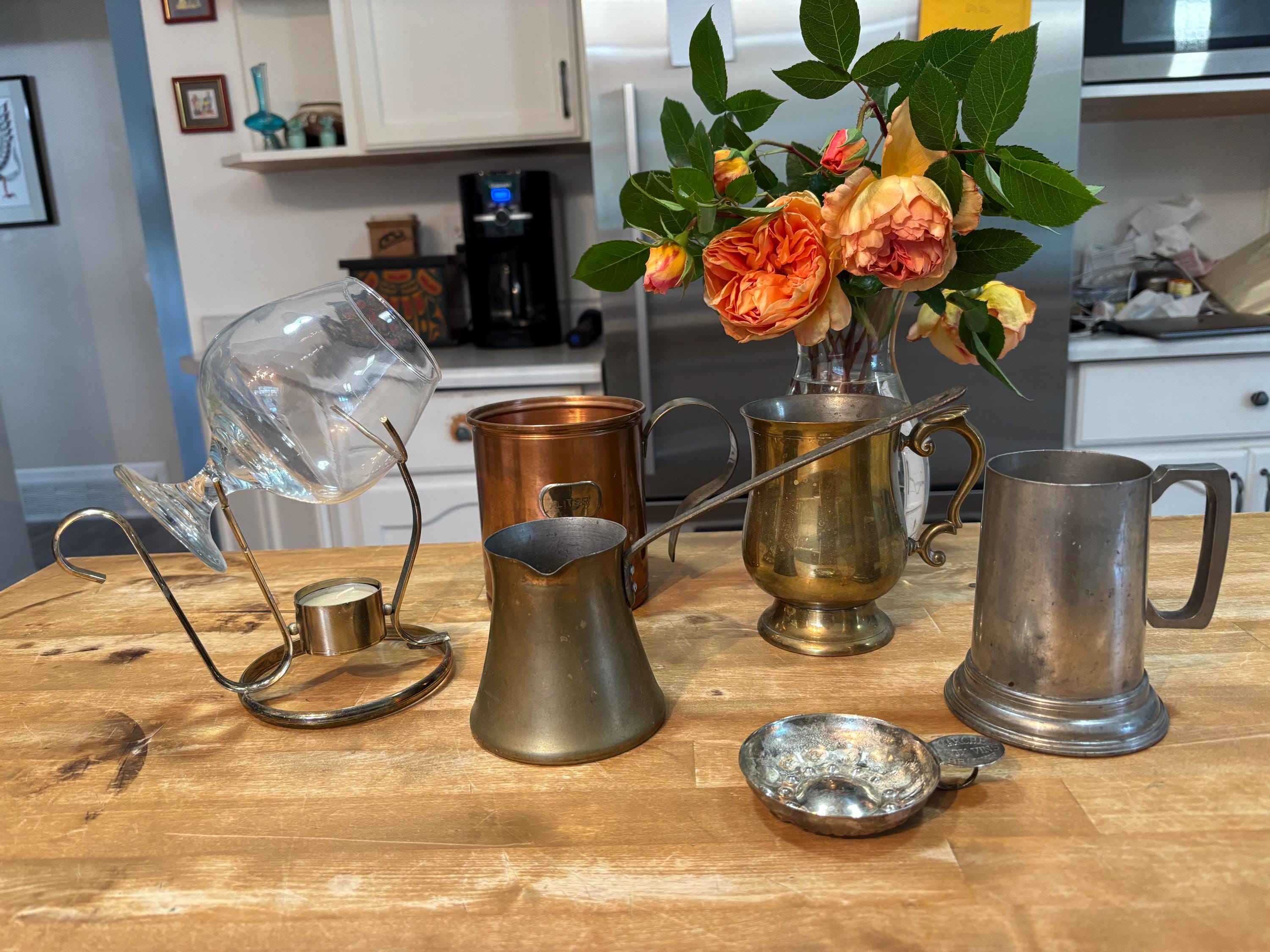 Pewter Melting Pot - Etsy