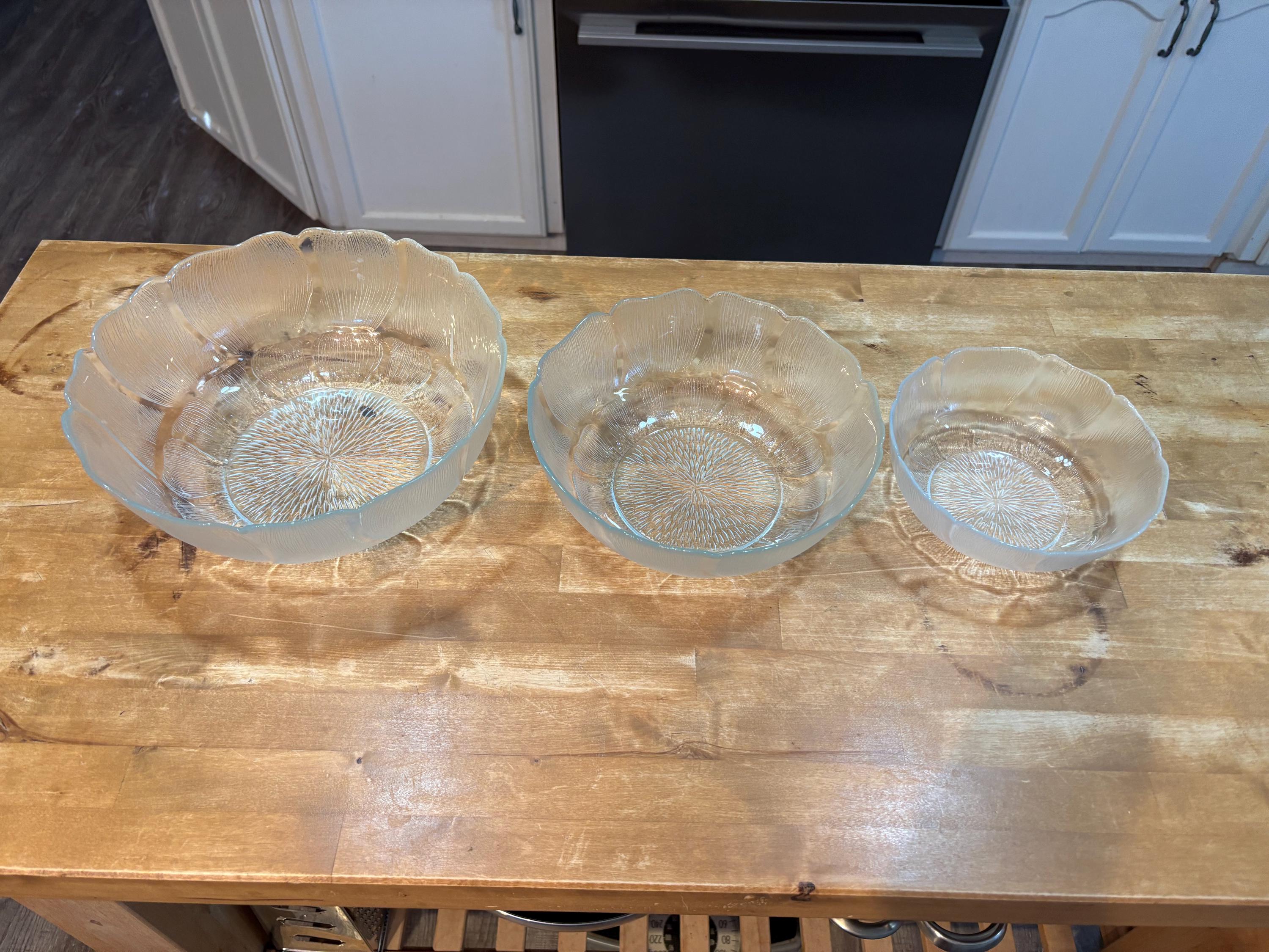 Arcoroc france glass bowls - Etsy 日本