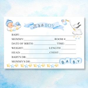 Tarjeta de cuna de hospital, estadísticas de nacimiento de bebés, tarjeta con el nombre del bebé, tarjeta con el nombre de la UCIN, tarjeta con el nombre imprimible, letrero con el nombre del hospital, tarjeta de cuna de salud