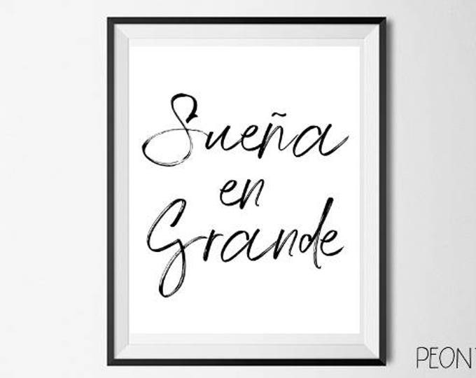 Spanish Printable Quotes Spanish Home Decor Printable Wall Etsy