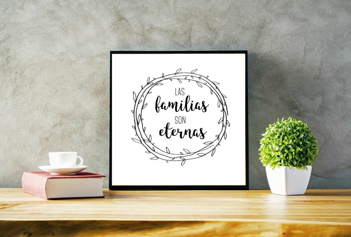 families-are-forever-spanish-lds-quote-las-familias-son-etsy