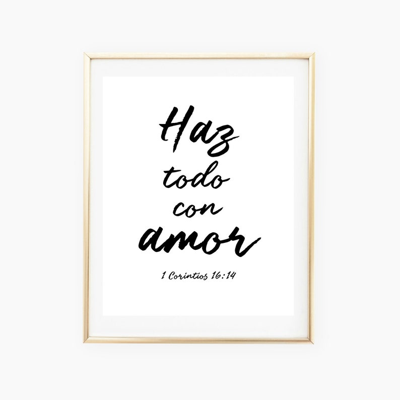 Spanish Bible Verse Spanish Prints Bible Printables Spanish - Etsy