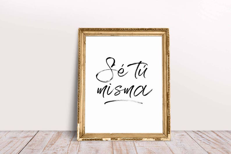 Spanish Print Quotes Spanish Printable Wall Art Spanish Home Etsy