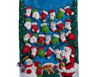 Bucilla Felt Applique Wall Hanging Kit 86727 Sugared Easter Egg