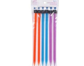 Long Acrylic Knitting Needles, Assorted Sizes Knitting Needles, 3 Sets of Craft Needles