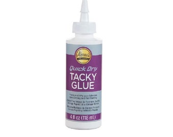 Aleene's Quick Dry Tacky Glue, Fast Drying All Purpose Glue, 4 oz