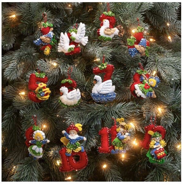 Bucilla Kit: 'christmas Angels' Felt Christmas Ornament Stitchery Kit,  89493E 
