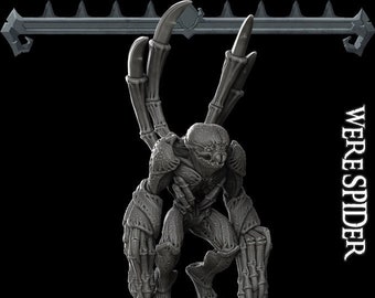 WERE SPIDER - Miniature | All Sizes | Dungeons and Dragons | Pathfinder | War Gaming
