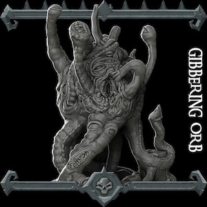 GIBBERING ORB - Miniatura - Todos os Tamanhos | Masmorras e Dragões | Desbravador | Jogos de guerra