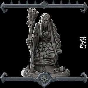 HAG/WITCH  Miniature Model | All Sizes | Dungeons and Dragons | Pathfinder | War Gaming