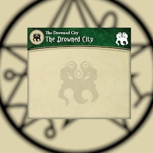 Divisores de caixa de baralho Arkham Horror LCG da Cidade Afogada