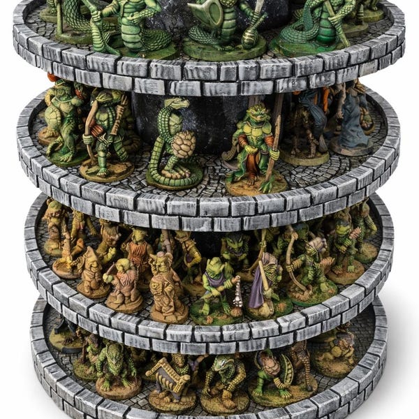 Kit di modellini in miniatura impilabili da esporre