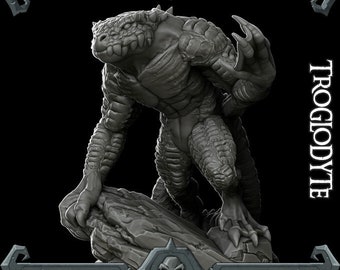 TROGLODYTE- Miniature | All Sizes | Dungeons and Dragons | Pathfinder | War Gaming