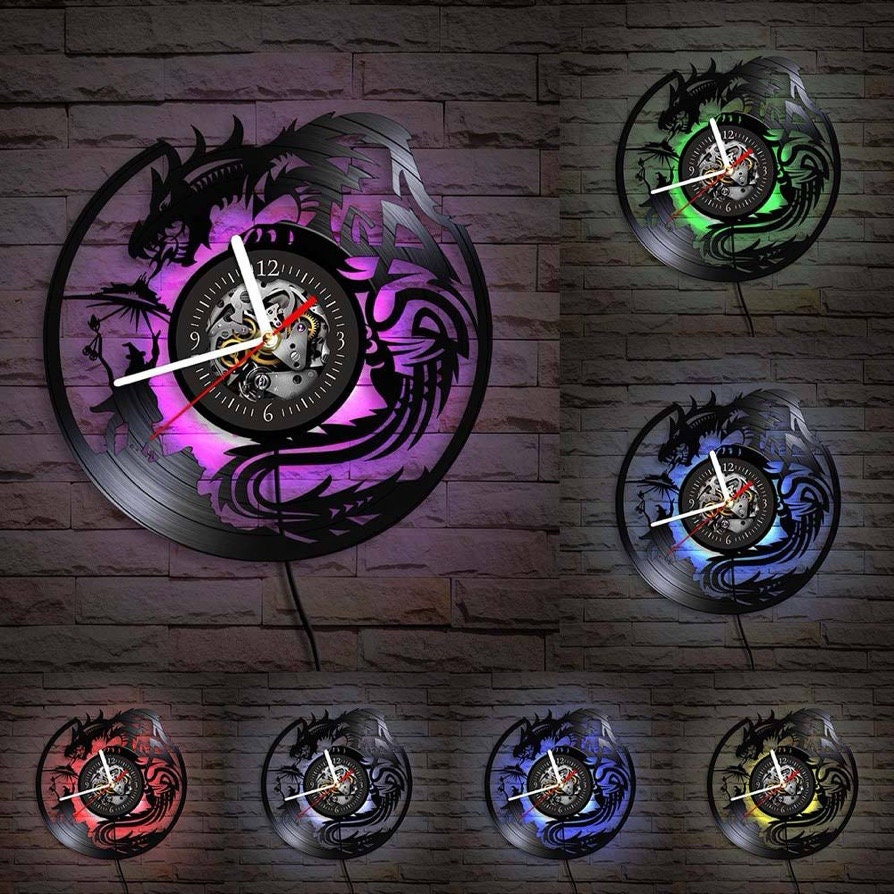 Orologio da parete Planisfero - Avorio e nero