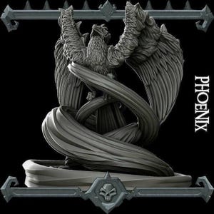 PHOENIX - Miniature Model | All Sizes | Dungeons and Dragons | Pathfinder | War Gaming