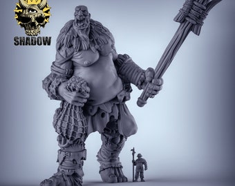 Titan With Club | Resin Miniature| Dungeons and Dragons | Tabletop Gaming Model