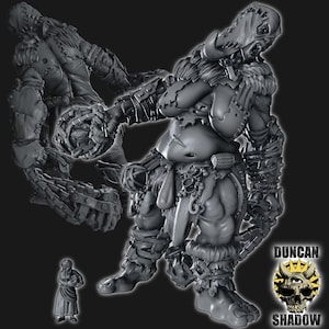 Female Titan With Rocks - 3D Resin Model for Dungeons & Dragons | Board RPG&#39;s