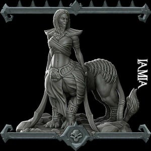 LAMIA - Miniature Model | All Sizes | Dungeons and Dragons | Pathfinder | War Gaming