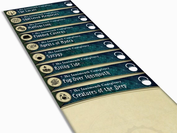 The Innsmouth Conspiracy - Arkham Horror LCG Deck Box Dividers - Etsy