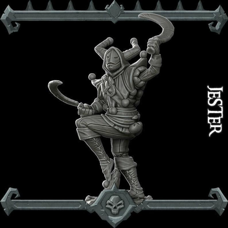 Jester - Miniature | All Sizes | Dungeons and Dragons | Pathfinder ...