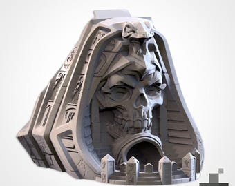 The Game of Destiny - 'Pharaoh’s Skull' Dice Tower