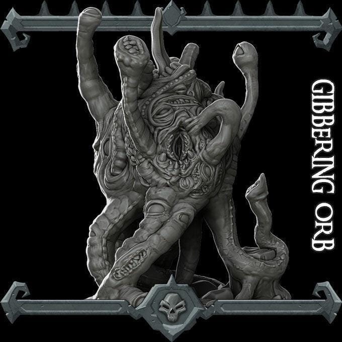 GIBBERING ORB - miniatuur - alle maten | Kerkers en draken | Verkenner | Oorlogsgames