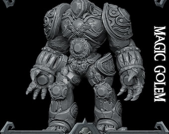 MAGIC GOLEM - Miniature | All Sizes | Dungeons and Dragons | Pathfinder | War Gaming