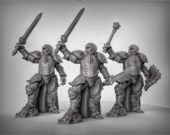 Warforged Fighters 2 | Tabletop Gaming Miniatures I Dungeons and Dragons | Pathfinder I RPG