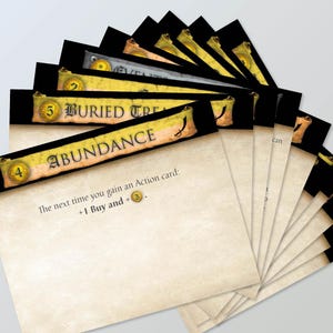 Dominion - PLUNDER - Game Card Dividers - High Quality Printed Cards