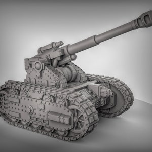Mobile Artillery Model Kit - Tank Collection for 28mm Miniature Wargames & Terrain