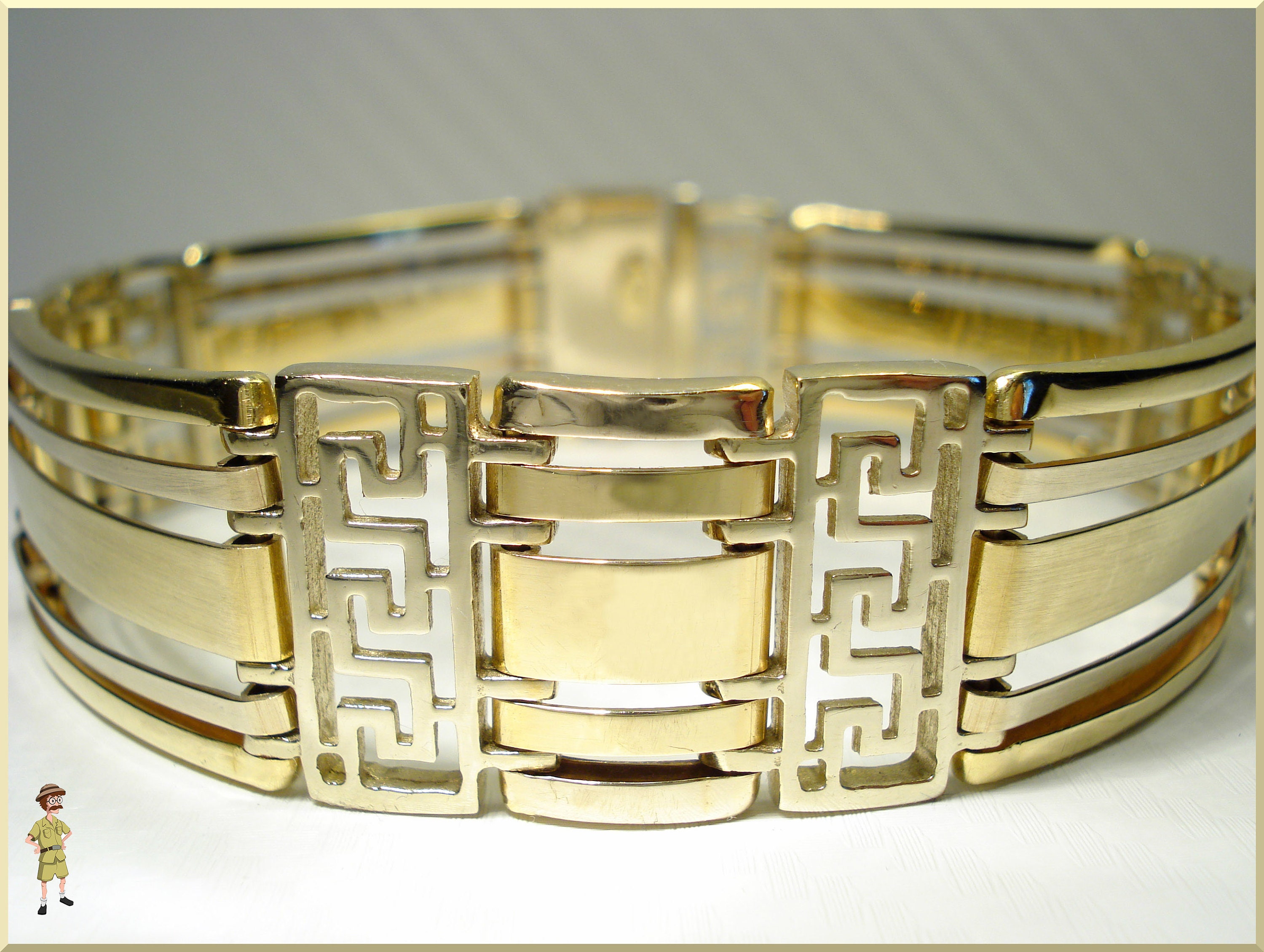 Versace Tiles Bracelet Gold | VERSACE IN