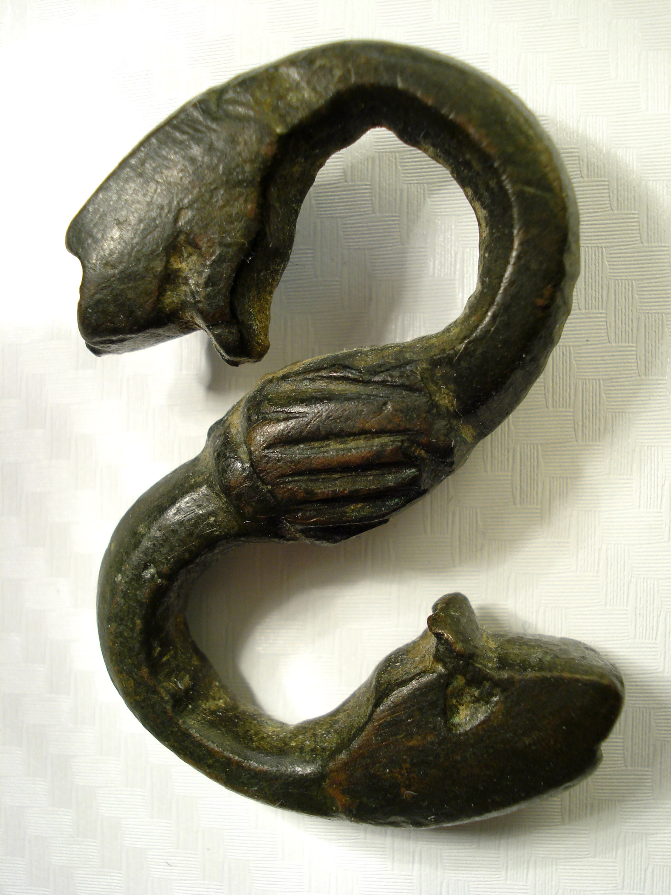 Rare Ancient Bronze Legionary Dragon Heads ROMAN FIBULA Etsy