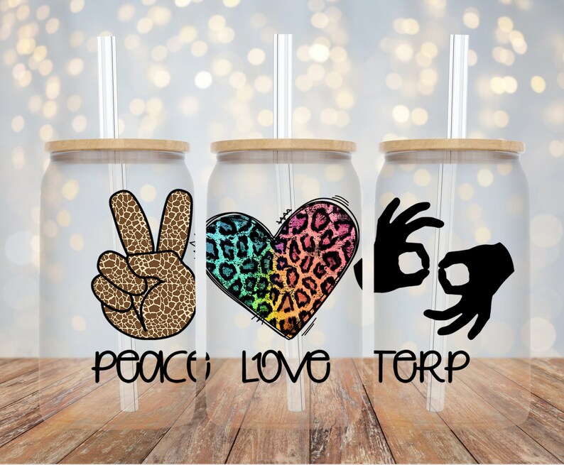 ASL Interpreter Inspired Libby Cup / Sign Language / Terp / Iced Coffee