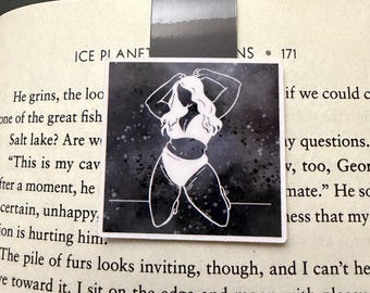 Sexy Woman Magnetic Bookmark