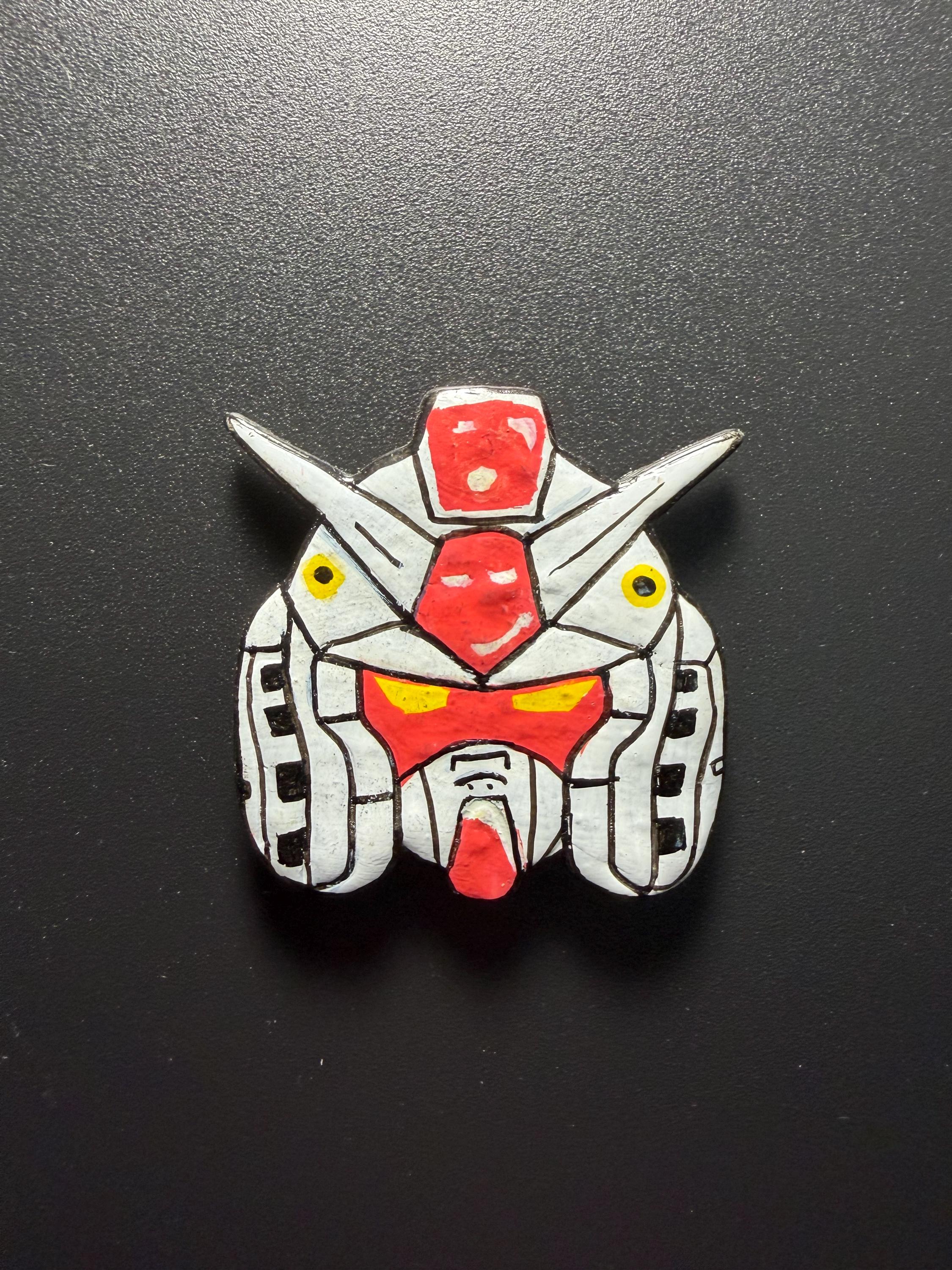 Robot Suit **hand Painted Polymer Clay Magnets!** - Etsy