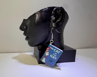 Children’s Cat Mini Book Earrings