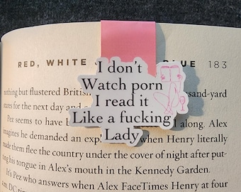 I Don't Watch Corn, I Read it Like A... Magnetic Bookmark!
