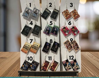 Mini Book Earrings!