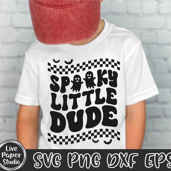Spooky Little Dude SVG, Halloween Svg, Toddler Halloween SVG, Kids Fall Png, Boys Halloween T-Shirt, Spooky Babe Svg, Digital Download Files