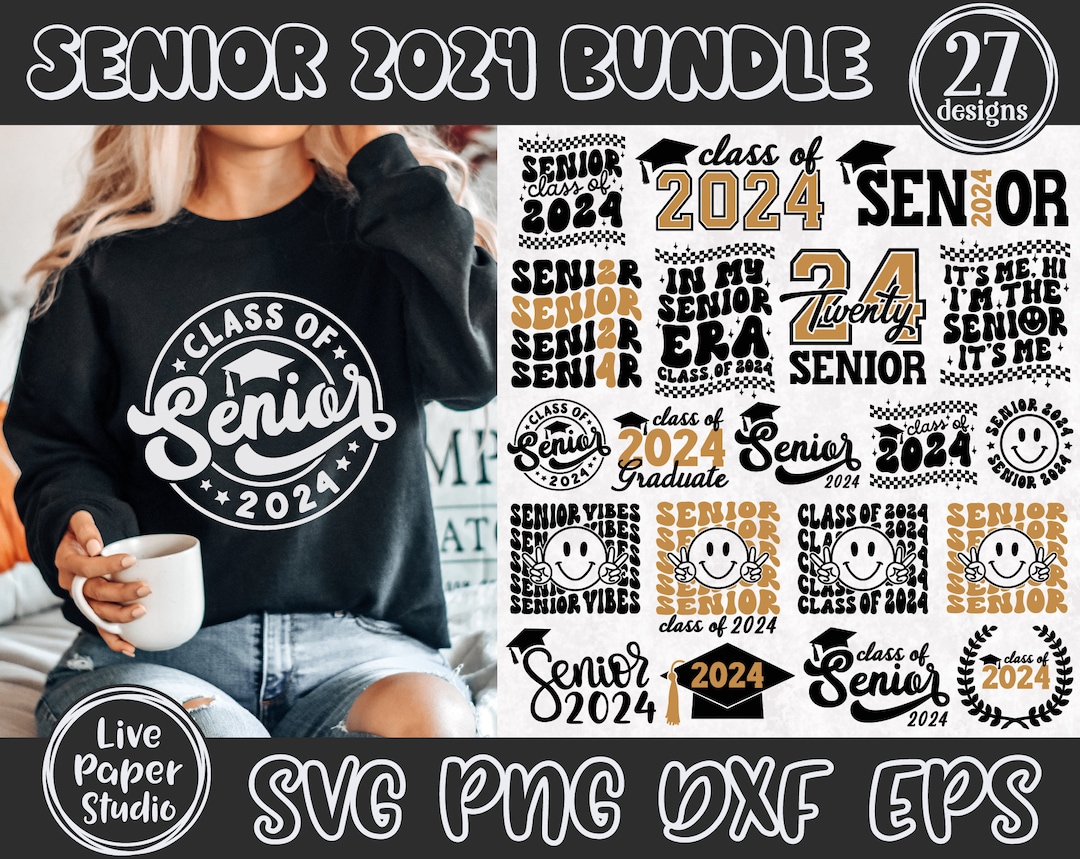 Class of 2024 SVG Bundle Senior 2024 SVG Graduation Svg - Etsy Australia